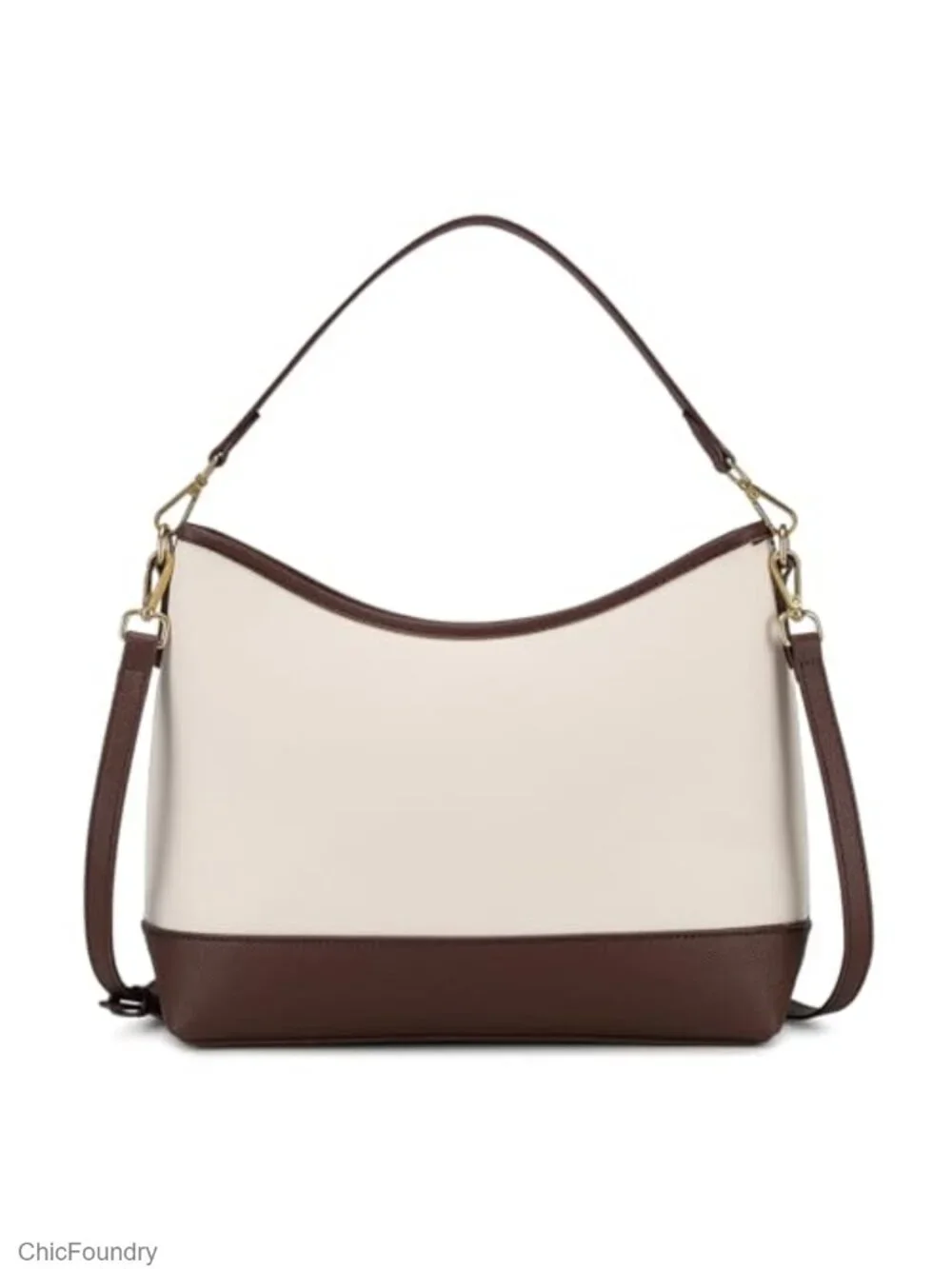 Large Tote Crossbody Bag PU Leather Shoulder Bag with Pockets for Work Travel